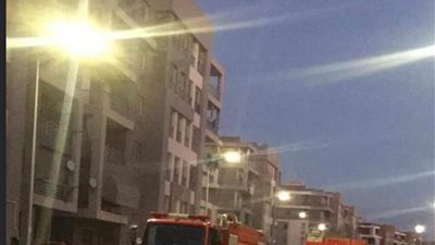 السيطرة على حريق شقة سكنية بعمارة دار مصر في دمياط الجديدة | صور