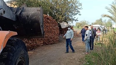 إزالة 10 مكامير فحم ضارة بالبيئة بالقليوبية