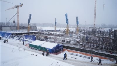 روساتوم الروسية تنتهي من بناء الأساس الخرساني لمفاعل النيوترون السريع