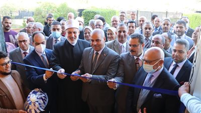افتتاح مبنى مجمع الإدارات بجامعة الأزهر بعد تجديده بالجهود الذاتية