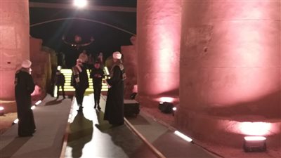 بالجلباب الصعيدي.. كواليس الفقرات الاستعراضية في احتفال افتتاح طريق الكباش