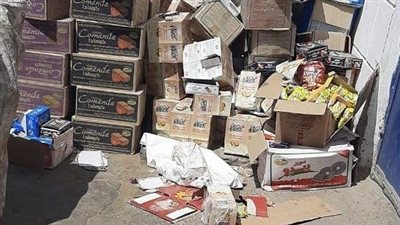 ضبط 3800 عبوة بسكوت و140 كيلو لحوم غير صالحة للاستهلاك الآدمي بسوهاج