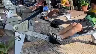  جامعة القاهرة تحقق نتائج متقدمة في مسابقات تجديف الصالات الأرجوميتر