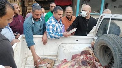 ضبط نصف طن لحوم غير صالحة للاستهلاك الآدمي في حملة بالمنوفية