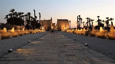 انطلاق عرض البالون الطائر خلال حفل افتتاح طريق الكباش