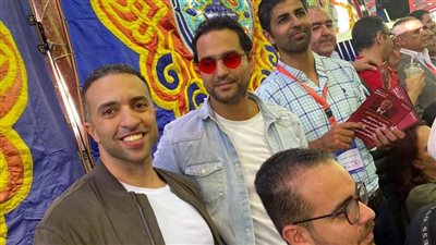 كريم فهمي يدلي بصوته في انتخابات الجمعية العمومية للنادي الأهلي