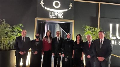 وزيرة الهجرة تهنئ العناني على حفل افتتاح طريق الكباش: الفخر للمصريين | صور 