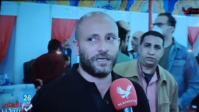 وائل رياض: أتيت لدعم حسام غالي.. وأتمنى استمرار المجلس الحالي لتحقيق الإنجازات