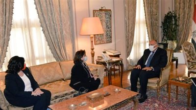 وزير الخارجية يلتقي مسؤولة أممية.. ويؤكد: مصر تولي أهمية كبيرة لتعزيز حقوق المرأة | صور