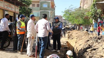 رئيس مياه المنيا يتابع معدلات تنفيذ عدد من المشروعات