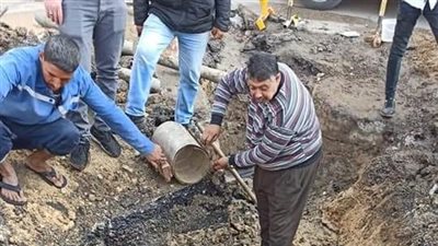 قطع مياه الشرب عن 4 مناطق بالفيوم بسبب تركيب أفيز | صور