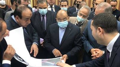 وزير التنمية المحلية ومحافظ كفر الشيخ يتفقدان وحدة نظم المعلومات الجغرافية| صور 