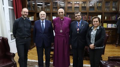 رئيس الأسقفية يلتقي أمين كنائس الشرق الأوسط لبحث سبل التعاون المستقبلي