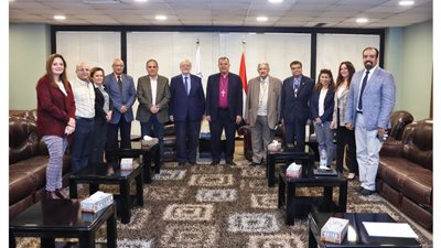 رئيس الإنجيلية يستقبل ميشيل عبس أمين عام مجلس كنائس الشرق الأوسط 