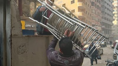 غلق سناتر للدروس الخصوصية ورفع 200 حالة إشغال بأحياء الجيزة 