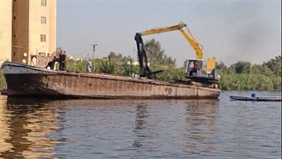 إزالة 13 قفصا سمكيا على النيل بدسوق وفوه بمحافظة كفر الشيخ │ صور