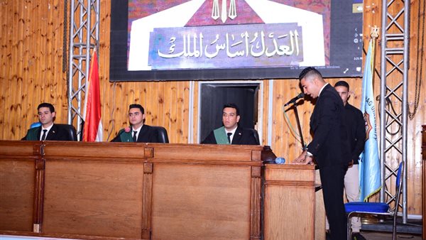 محاكاة تصويرية للمحاكمة