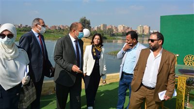 وفد التخطيط يتابع موقف مشروعات الخطة الاستثمارية  بالقليوبية