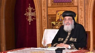 البابا تواضروس الثاني ينعى القمص بيجول كاهن كنيسة العذراء بالزيتون
