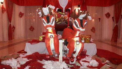 أشجار الكريسماس تزين الفنادق والمنتجعات السياحية بمرسى علم وسط سعادة السائحين| صور 