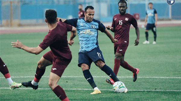 جانب من مباراة بيراميدز