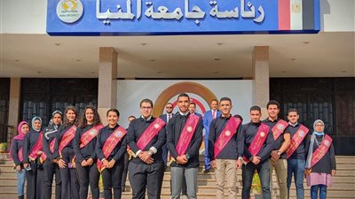 خيري أبو الليل رئيسًا لاتحاد طلاب جامعة المنيا.. وحاتم عارف نائبًا له