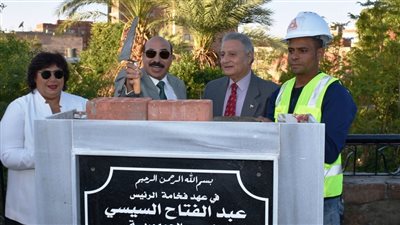 وزيرة الثقافة ومحافظ أسوان يدشنان مشروع إنشاء مكتبة مصر العامة بتكلفة 68 مليون جنيه