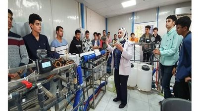 بحوث المياه يستقبل وفدًا من طلاب مدارس المتفوقين للعلوم والتكنولوجيا STEM