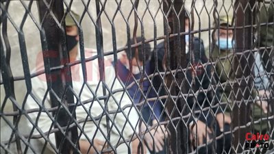 أول ظهور لـ المتهم في مذبحة الإسماعيلية من داخل قفص المحكمة | فيديو