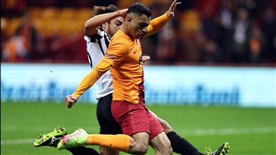 مصطفى محمد على مقاعد البدلاء مع جالطة سراي أمام قيصري سبور في الدوري التركي