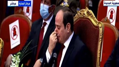 لقطات أبكت الرئيس عبد الفتاح السيسي خلال الاحتفالات القومية 