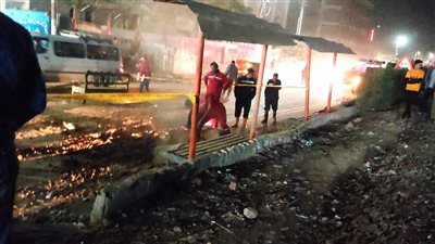  استمرار أعمال إصلاح تسريب الغاز بقرية جروان بالمنوفية وتوقف حركة القطارات بمنطقة العمل