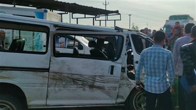 ننشر أسماء 16 مصابًا في انقلاب سيارة ميكروباص بكفر الشيخ 