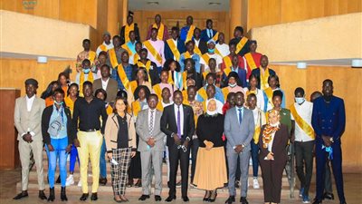 حفل استقبال طلاب جمهورية جنوب السودان بجامعه عين شمس