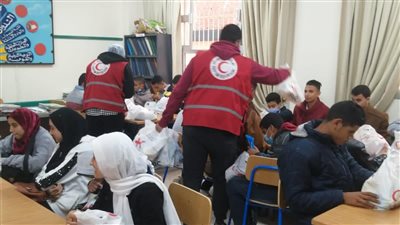الهلال الأحمر ينظم قوافل طبية لطلاب المدارس من ذوي الهمم في البحيرة | صور 