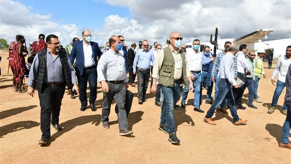 جانب من استقبال الوفد