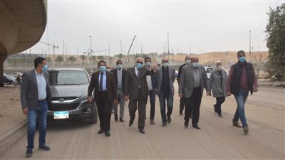 محافظ الجيزة يتفقد مسار طريق كفر غطاطي القادم من طريق إسكندرية الصحراوي