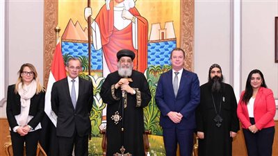 البابا تواضروس الثاني يستقبل وفدا من البرلمان الأوروبي| صور 