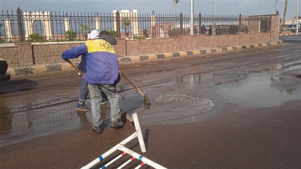 إزالة آثار موجة الطقس