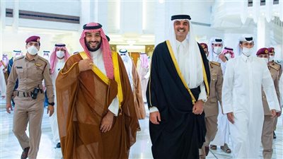 تميم وبن سلمان يؤكدان العلاقات الأخوية المتينة بين السعودية وقطر | فيديو