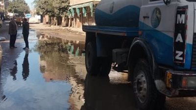 انفجار خط مياه رئيسي بالشرقية.. وتحرك عاجل من المسؤولين | صور