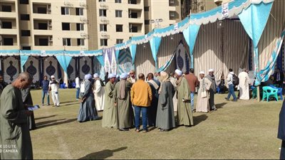 توافد أعضاء الجمعية العمومية على انتخابات نادي أسوان لاختيار مجلس جديد 