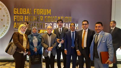 وفد جامعة المنيا يشيد بـ فعاليات منتدى التعليم والبحث العلمي