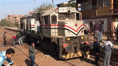 اشتعال النيران في تانك سولار بمحطة قطارات شنوان بالمنوفية