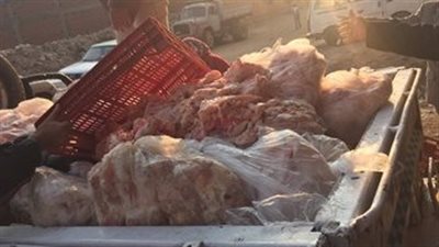 ضبط مسؤول عن ثلاجة لحوم بحوزته 600 كيلو كبدة فاسدة بالإسكندرية