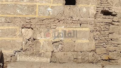 بعد حدوث تصدعات.. وفد أثري يعاين الجدار الشمالي بكنيسة الدير الأبيض | صور 