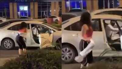 بعد رقصها الفاضح في الشارع.. ضبط فتاة سورية ومرافقها بالسعودية| فيديو جراف