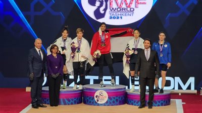 نعمة سعيد تحصد 3 ميداليات في بطولة العالم للأثقال