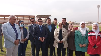 وزير الشباب يتفقد معسكر الرياضة من أجل التنمية بـ ستاد الطور في جنوب سيناء