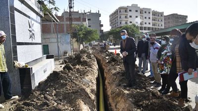 مياه الغربية تواصل الأعمال النهائية في تفهنا العزب ونهطاي ضمن حياة كريمة